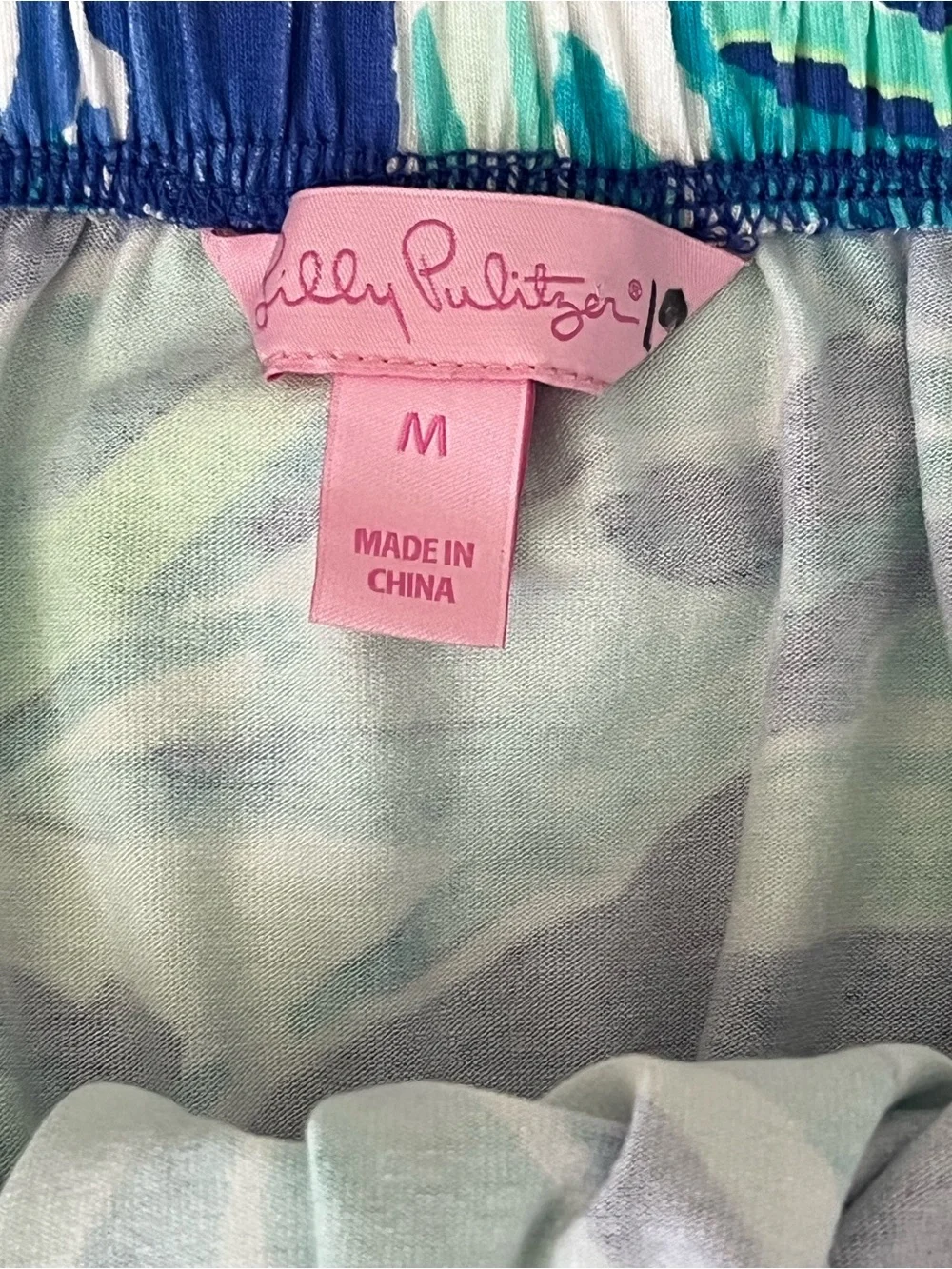 Lilly Pulitzer Marlisa Maxi Dress Beckon Blue Palm Passage Resort Medium